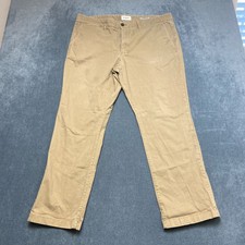 Goodfellow  Co Hennepin Chino Pants Mens 40x30 Beige Straight Leg Slash Pockets