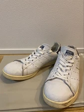 Adidas Stan Smith Sneakers Natural Leather Men's Shoes 8 US Used