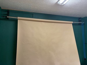 ZLY 3 Roller Wall Mount,  2x118"/3m Stainless Metal Tube Crossbar for Backdrop