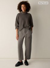 Hot Selling Eileen Fisher Organic Cotton Stretch Corduroy Arch Pant-TWINE