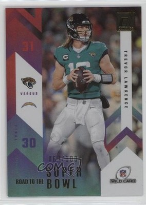2023 Donruss Road to The Super Bowl Wild Card Holo 60/100 Trevor Lawrence 00jz