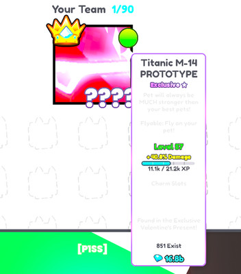 Titanic M-14 Prototype exist:851