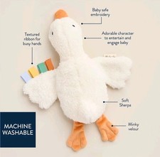 Gracie the Goose Ultra Soft Soothing Plush Toy for Calming Cuddling NWT