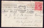 2 APR 1918 ADELAIDE , SOUTH AUSTRALIA 1d KGV stamp on cover SLOGAN CANCEL