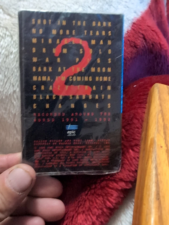 Ozzy Osbourne Live and Loud Two Cassette Box Set 1993 Sony Epic - Image 4 of 4