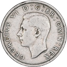 #1166841 Great Britain, George VI, 2 Shillings, 1948, London, Copper-nickel, V