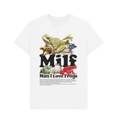 White Man I Love Frogs T Shirt