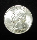 1954-P WASHINGTON QUARTER - SUPERB GEM BU - 90% SILVER