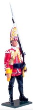 W BRITAINS 47026 British 35th Regiment of Foot Grenadier At Attention 1754-1763