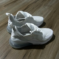 Nike Air Max 270 White Unisex Kids Sneakers U...