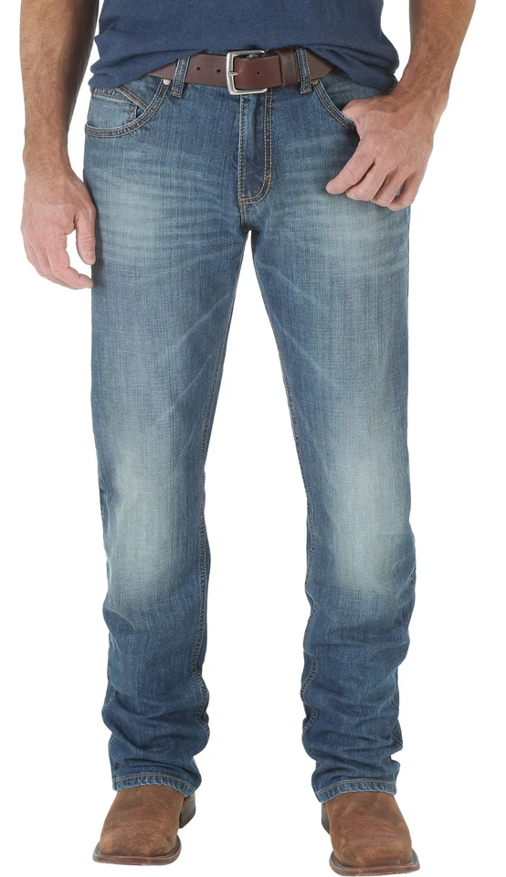 Wrangler Retro Slim-Fit Straight-Leg Jeans for Men - Cottonwood - 34x32