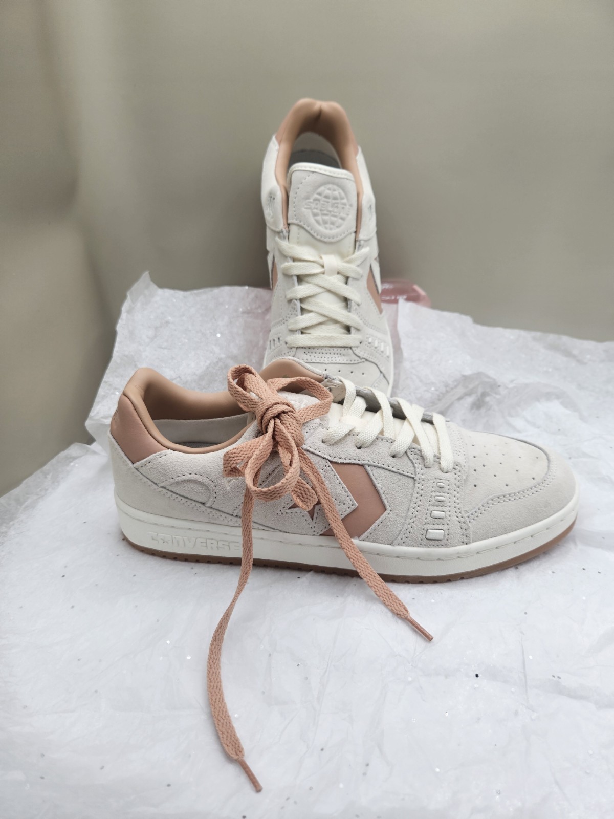 CONVERSE As-1 pro men's Sneakers A06806C BEIGE BROWN LEATHER thumbnail 3