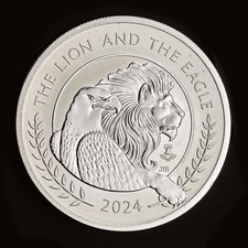 Trial of the Pyx 2024 Lion & Eagle 2oz Silver Proof Coin LE 10 Worldwide as seen