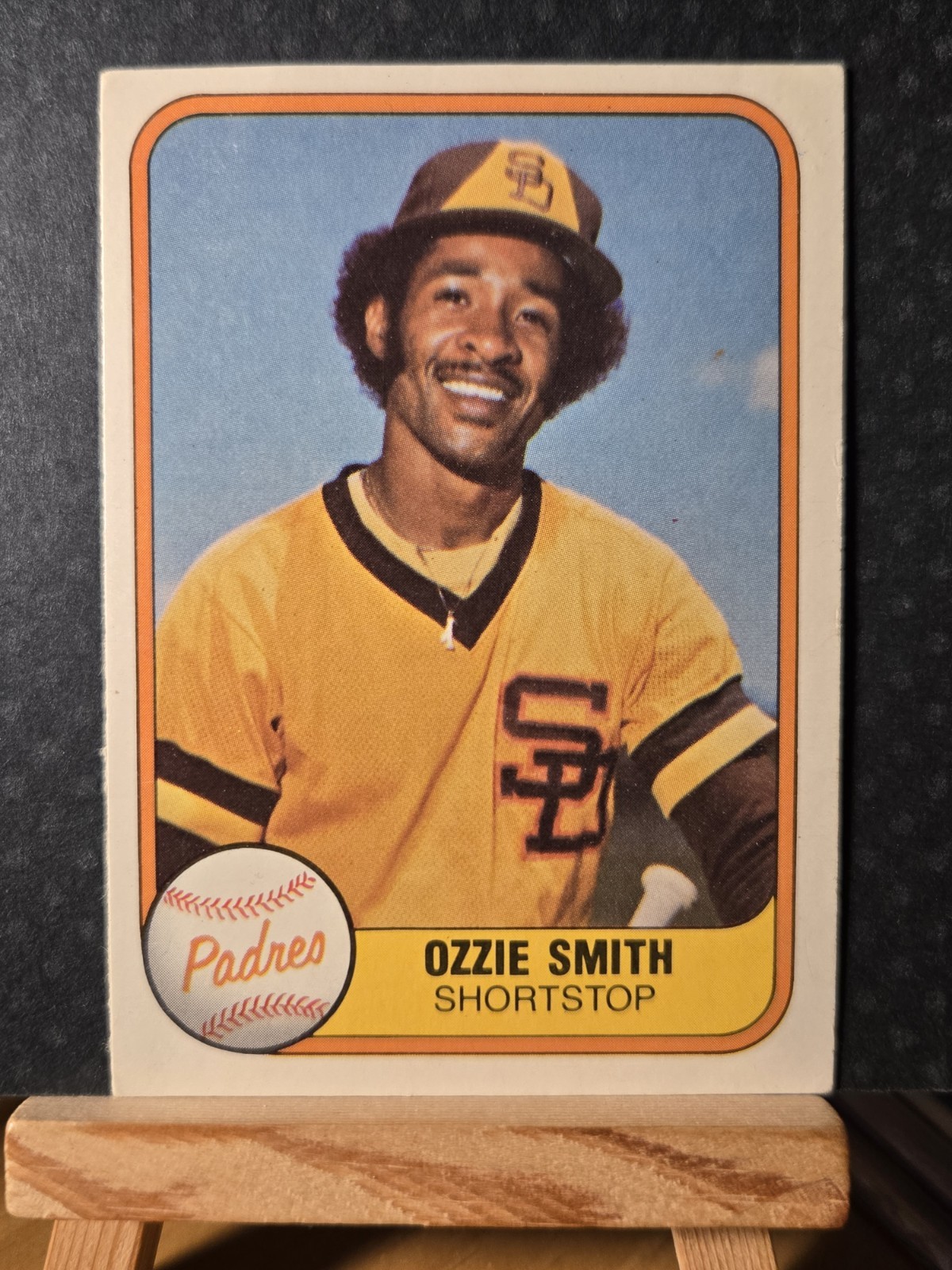 1981 Fleer #488 Ozzie Smith San Diego Padres HOF