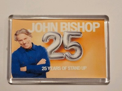 John Bishop Elvis hat das Gebäude verlassen Tour DVD Cover Acryl Kühlschrankmagnet 