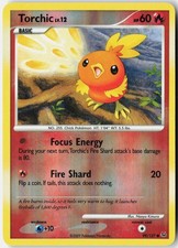 Torchic 99/127 Common Platinum Pokemon Reverse Holo MP