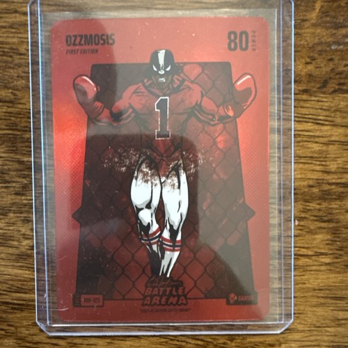 Bo Jackson Battle Arena #RBF-123 Ozzie Albies `OZZMOSIS` Red Battlefoil Brawl