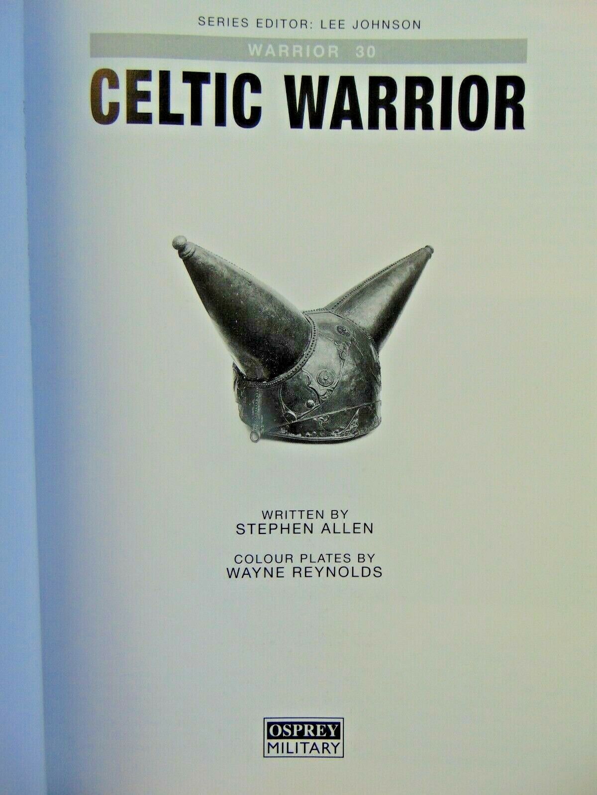 Celtic Warrior: 300 BC–AD 100: Warrior Stephen Allen Osprey Publishing