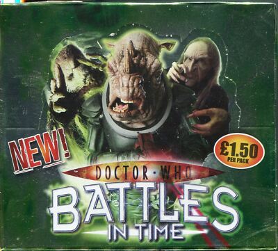 Doctor Who Battles In Time Invader Factory Sealed Box 32 Packs