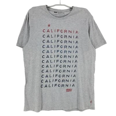 LEVI'S STRAUSS & CO Rundhals Grau T-Shirt Herren Größe XL - Bild 1 von 4