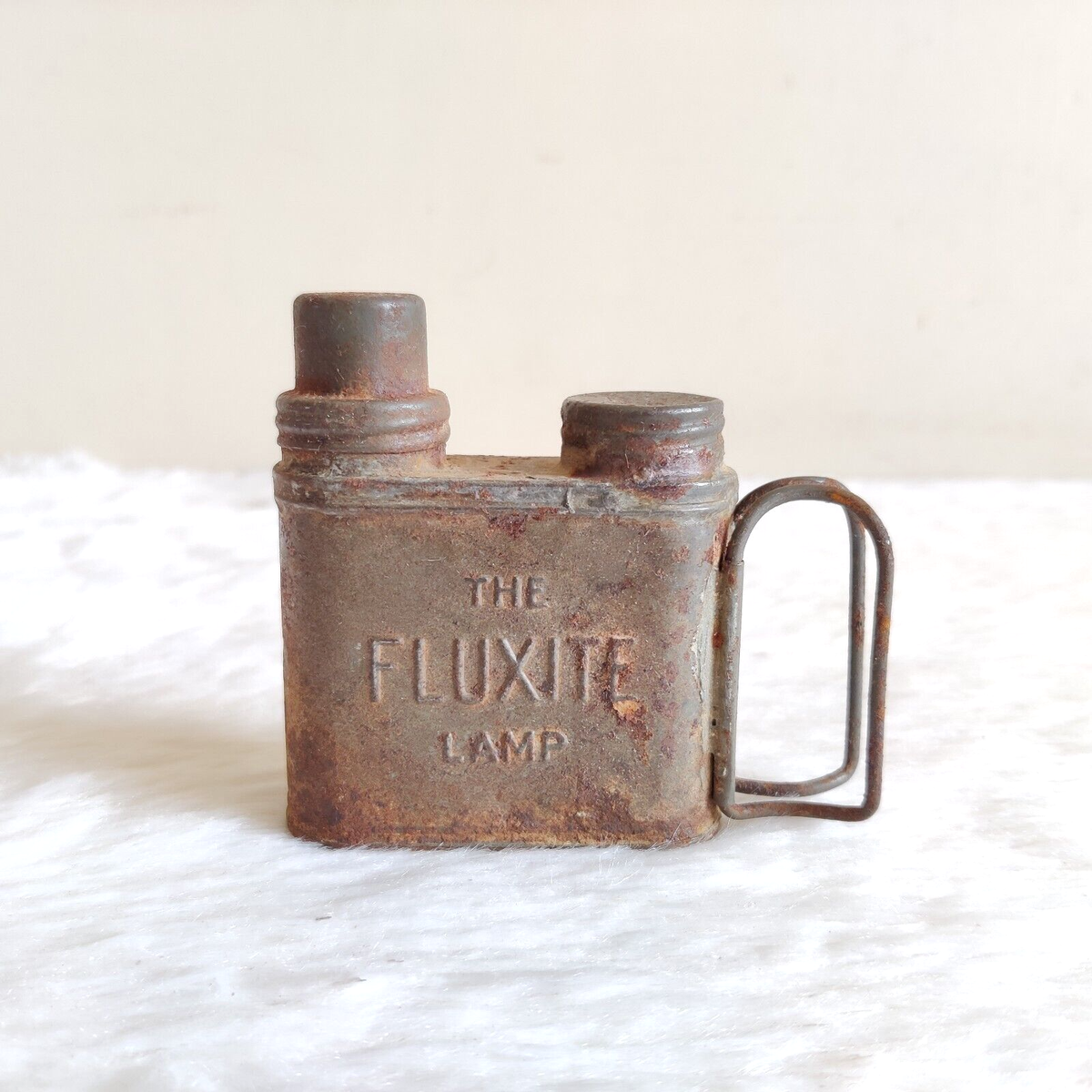 1960s Vintage The Fluxite Lamp Advertising Decorative Collectible