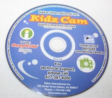 Kidz Cam Digital Camera Driver Disk CD, 2003, Disc Only Sakar International