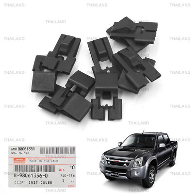 10x Clip Lock Radio Console For Isuzu D-Max Dmax V-Cross MU-7 SUV