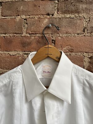 Brooks Brothers Golden Fleece Men's Tuxedo Shirt, Sz 15.5/35 Egyptian  Cotton USA | eBay