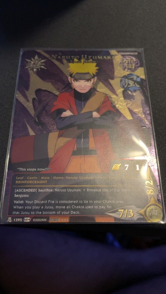 Naruto CCG Card #1395 Set 24: Naruto Uzumaki (Sage Mode) - Super