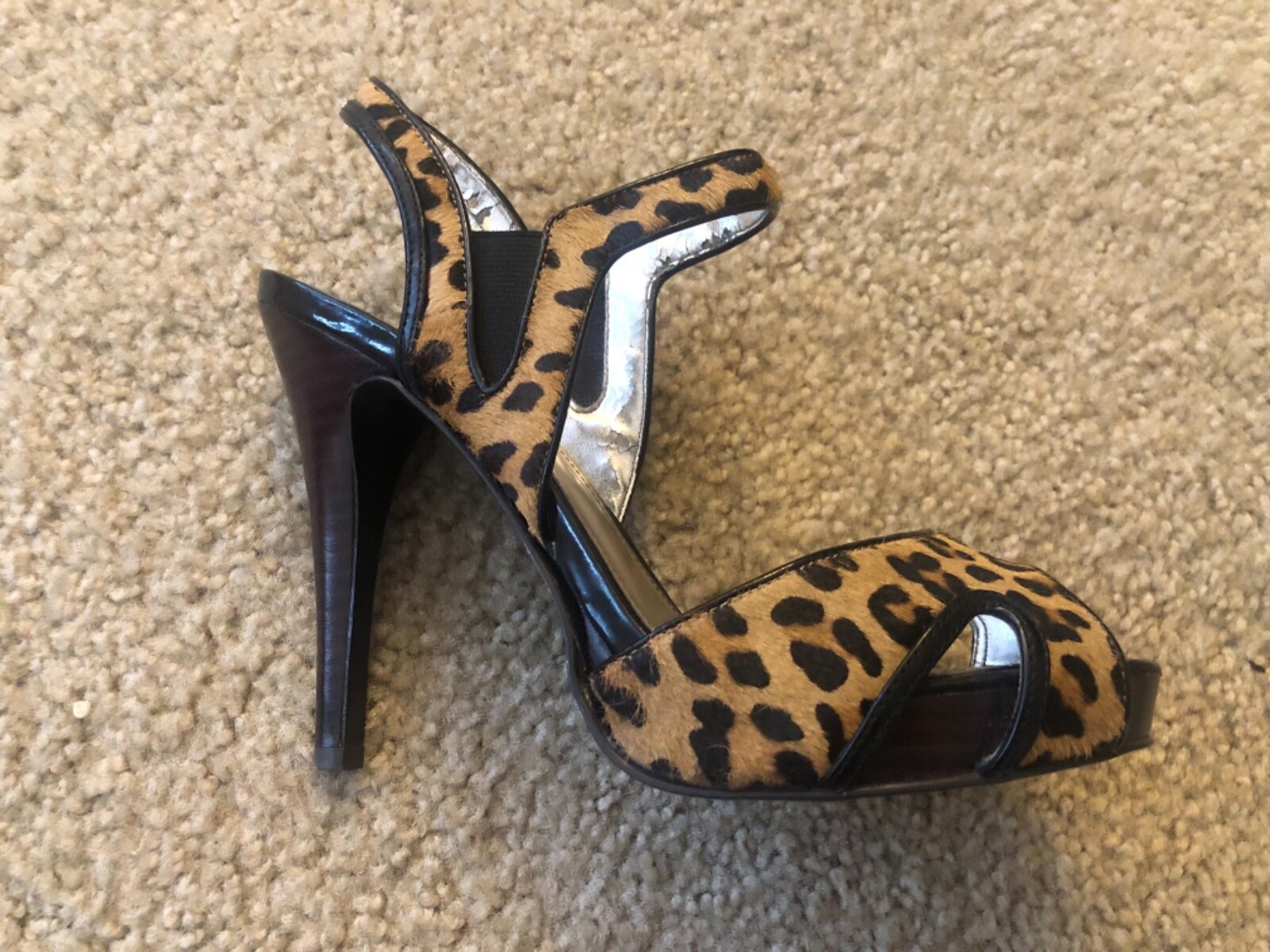 leopard heels - image 2