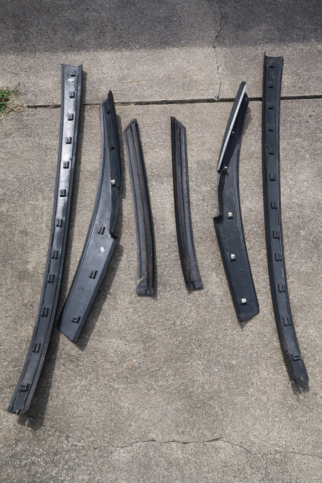 20072012 DODGE CALIBER UPPER ROOF TRIM MOLDING SET COMPLETE (6) eBay
