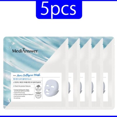 [5pcs] medianswer Pore Collagen Mask / MediAnswer Collagen Mask Sheet hydrogel