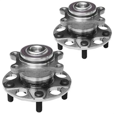 KEYOOG 2Pc 512256 (5 Stud Hub,Not Fit Hybrid) Rear Wheel Hub and Bearing Asse...