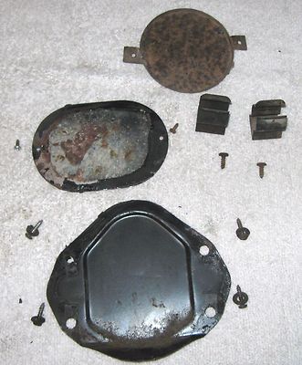 Sunbeam Minx VI Trunk Tool Clip Clips Cover Plate Lot Hillman Rootes Audax Orig