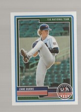 V79) 2023 Panini USA Baseball Stars and Stripes Zane Burns RC #23