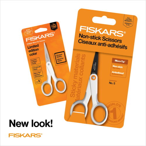 Fiskars Premier 5" Softgrip Micro-Tip Scissors Household Supplies Strong Durable - Picture 2 of 8