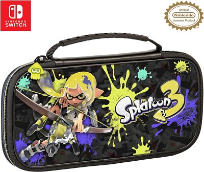 Nintendo Switch Splatoon 3 Edition ケース付 HORI Nintendo Switch, Nintendo Switch OLED, and Nintendo Switch