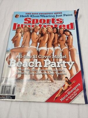 Sports Illustrated Swimsuit Magazine Winter 2006 Maria Sharapova Heidi Klum
