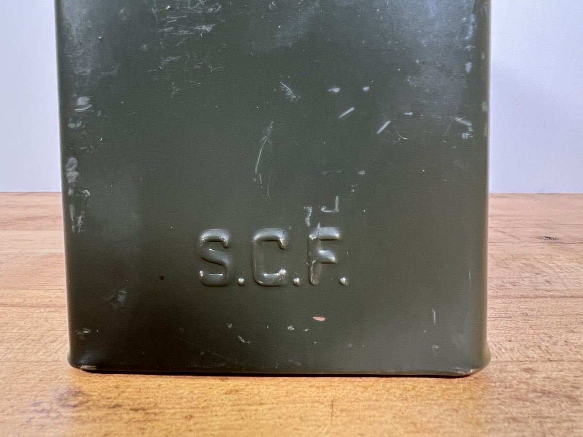 Vintage Military US Army Issued Metal AMMO CAN Box - Waterproof