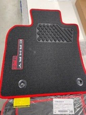 2018-2024 Toyota Camry Trd Floor Mats Carpet Black Red Genuine Oem 4pc Set New