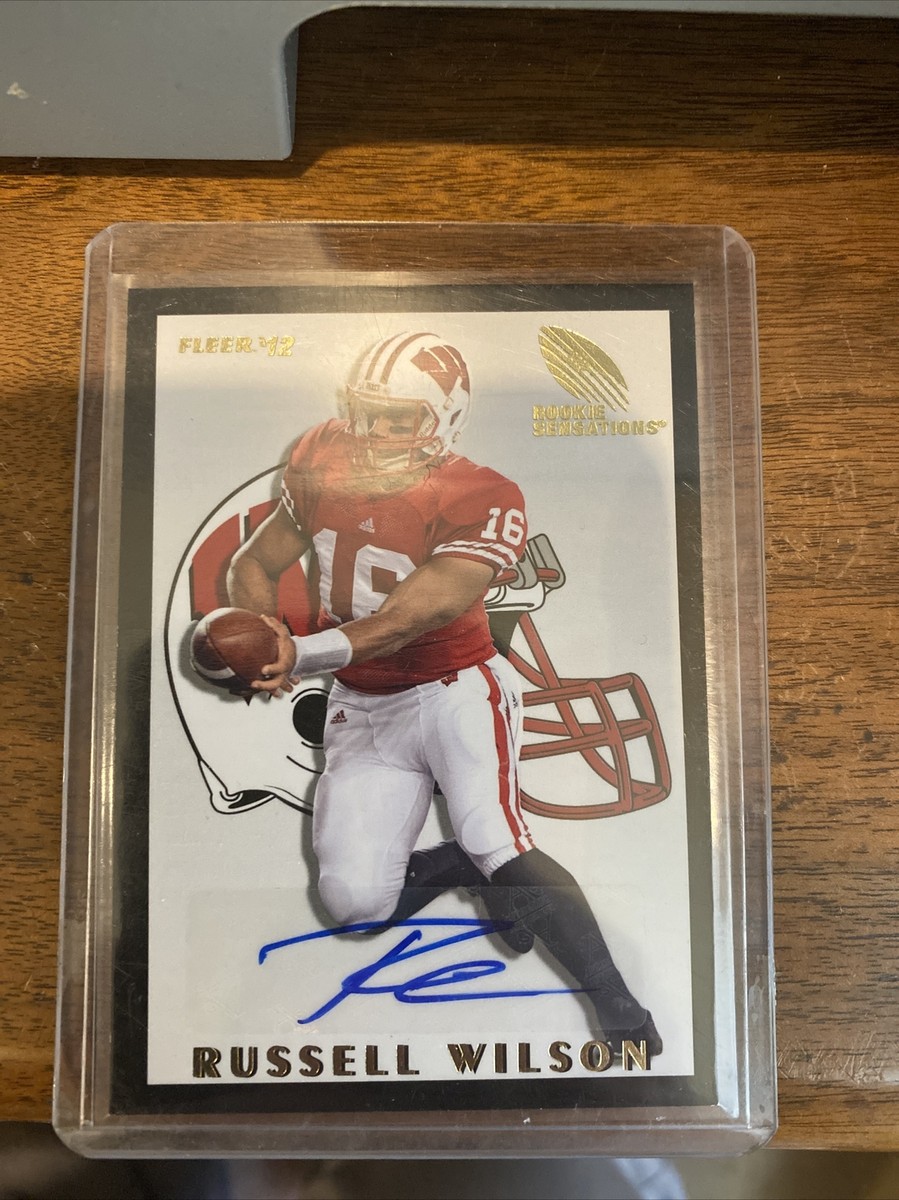 その他 Russell Willson rc auto 2012 Fleer Retro RUSSELL WILSON Rookie Auto RC Seattle Seahawks RS