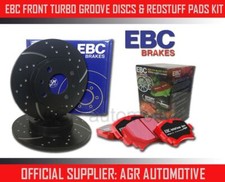 EBC FRONT GD DISCS REDSTUFF PADS 284mm FOR VAUXHALL CALIBRA 2.0 TURBO 1992-96
