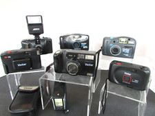 Lot of 6 Vivitar Film Loading Point  Shoot Cameras Untested Nice  Clean