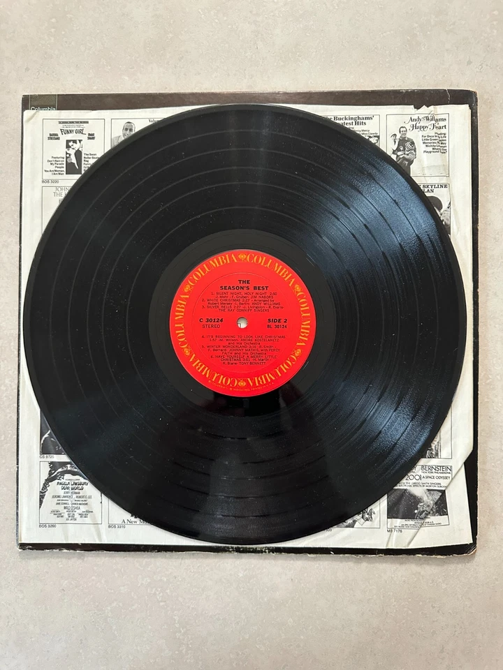 A Christmas Treasury - EX 1985 vinyl LP - Bing - Dolly Parton - Elvis Presley - Image 3 of 3