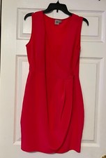ASOS lightweight true wrap dress orange Size 10 great!