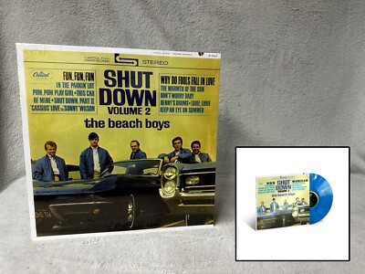 Shut Down Vol. 2   The Beach Boys   NEW/SEALED Blue White Marble Color Numbered
