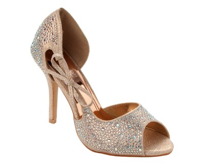 ladies champagne shoes