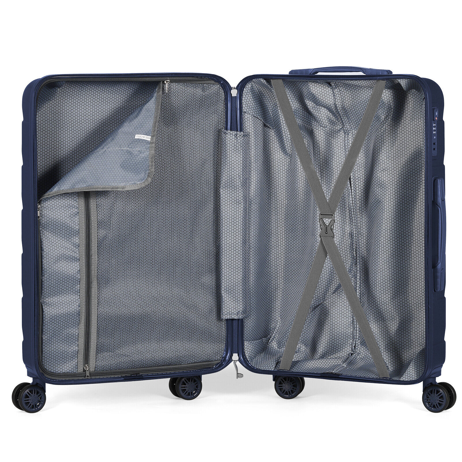 3 Piece Luggage Set Hardshell Suitcase Lightweight Travel Spinner Trolley w/TSA