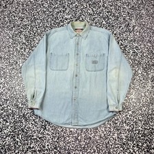 Vintage 80s - 90s Levis Western Shirt Work Wear Rare