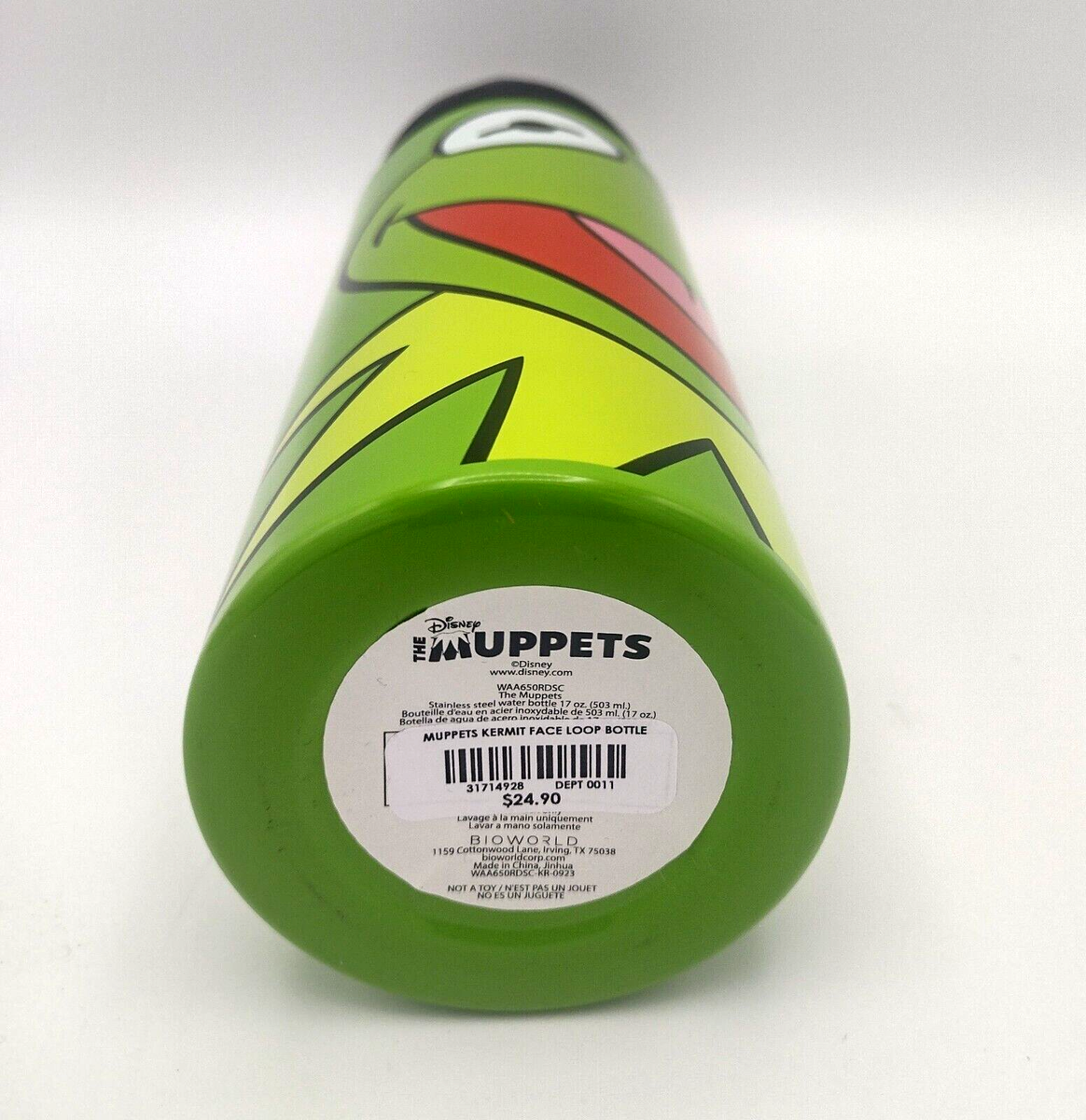 The Muppets 24oz Water Bottle - Officially Licensed Collage Of Characters, BPA-Free Plastic